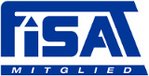Ein blau-weißes Logo des FISAT, vermutlich als Mitgliedsnachweis oder Zertifikat von ZITRAS.